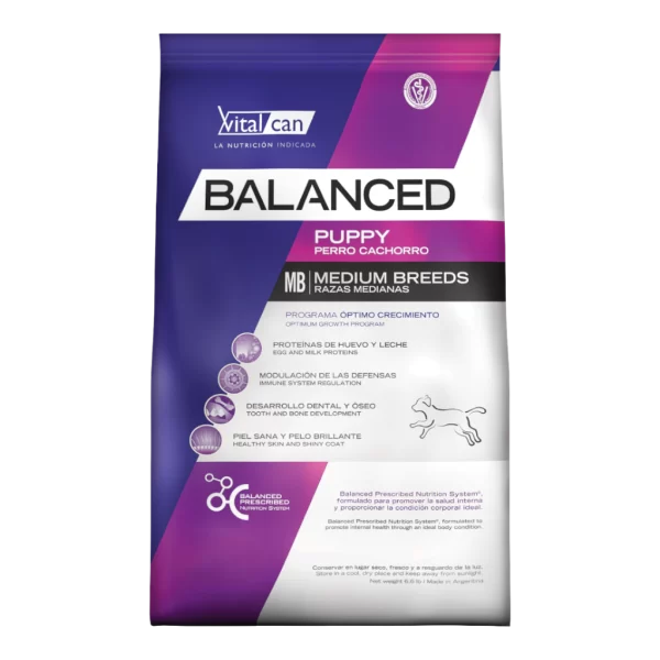 Vital Balanced Puppy Medium Breeds 3KG